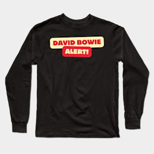 bowie allert artwork Long Sleeve T-Shirt